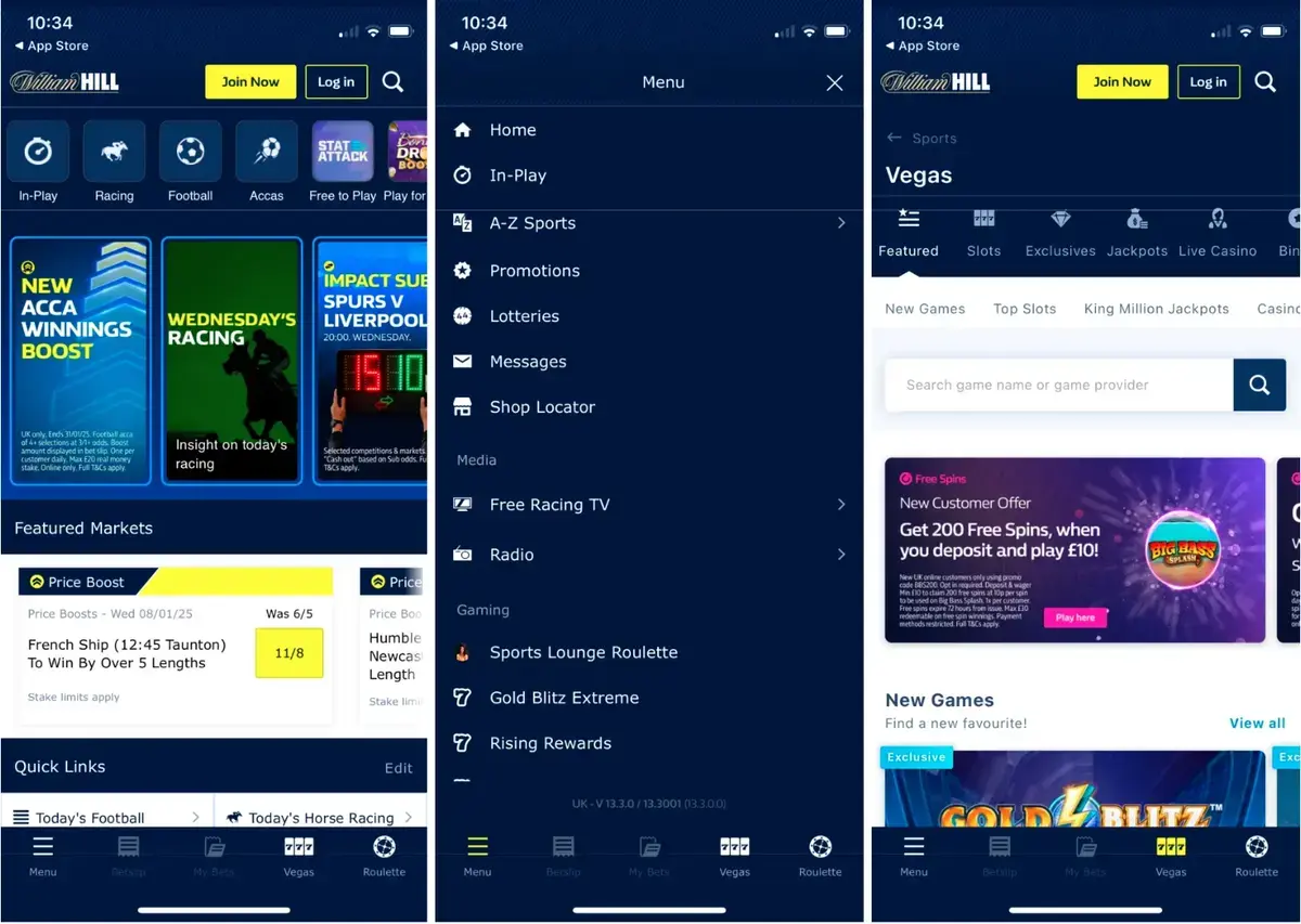 William Hill Képernyőkép 2