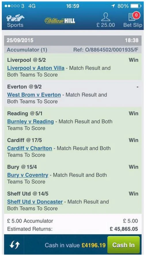 William Hill Képernyőkép 3